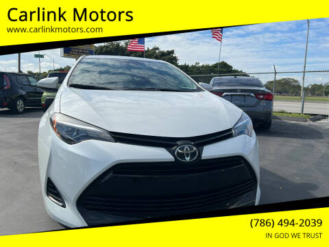 2019 Toyota Corolla for sale at Carlink Motors in Miami FL