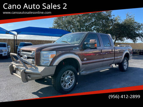 2011 Ford F-350 Super Duty for sale at Cano Auto Sales 2 in Harlingen TX