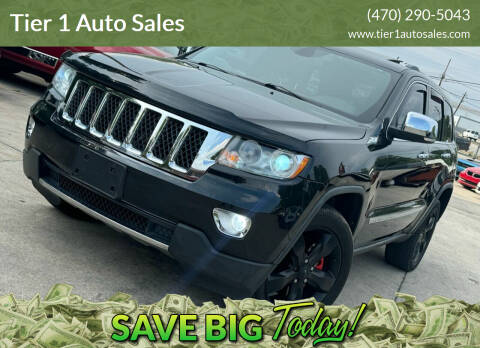 2012 Jeep Grand Cherokee for sale at Tier 1 Auto Sales in Gainesville GA