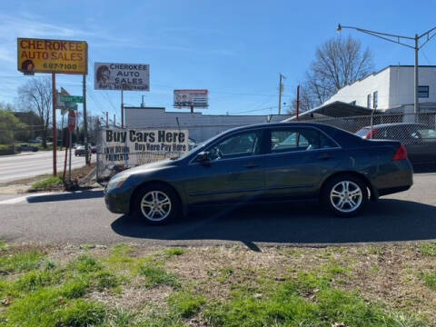 2007 Honda Accord for sale at Cherokee Auto Sales in Knoxville TN