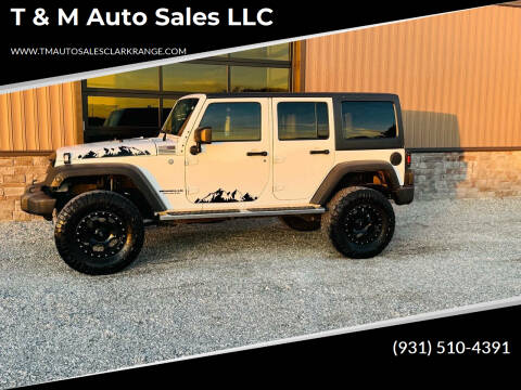 2014 Jeep Wrangler Unlimited for sale at T & M Auto Sales LLC in Clarkrange TN