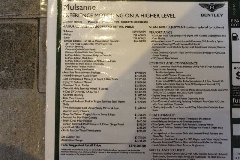 2013 Bentley Mulsanne