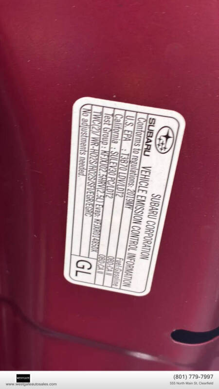 2019 Subaru Outback 2.5i Premium