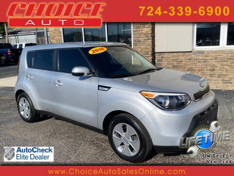 2016 Kia Soul for sale at CHOICE AUTO SALES in Murrysville PA