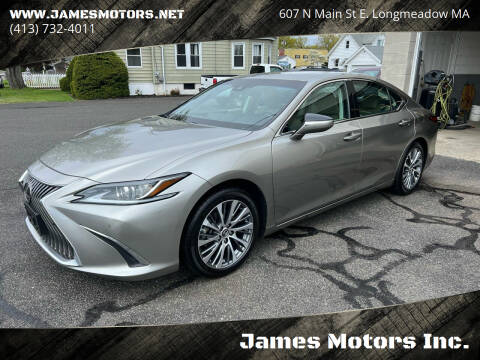 2020 Lexus ES 350 for sale at James Motors Inc. in East Longmeadow MA