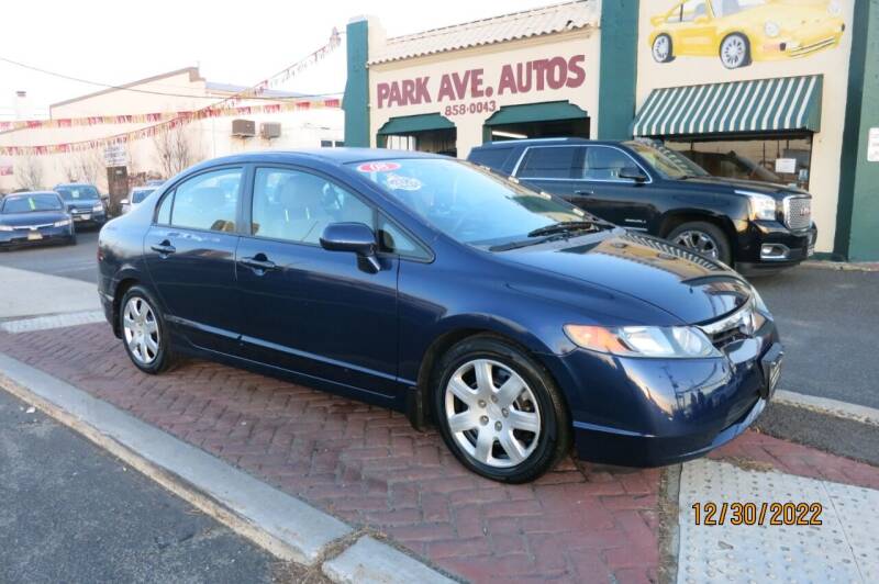 2008 Honda Civic for sale at PARK AVENUE AUTOS in Collingswood NJ