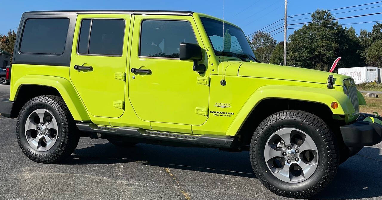 2016 Jeep Wrangler Unlimited for sale at Greg's Auto Sales in Searsport, ME