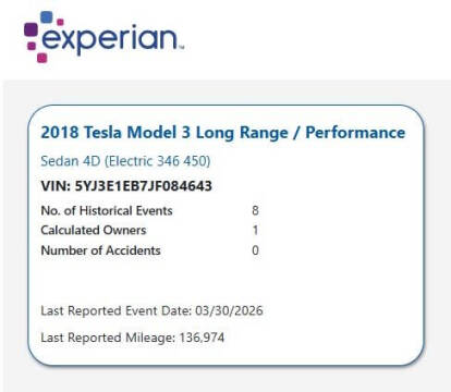 2018 Tesla Model 3 Performance