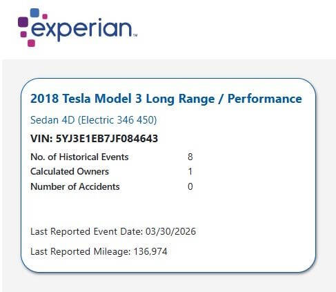 2018 Tesla Model 3 Performance