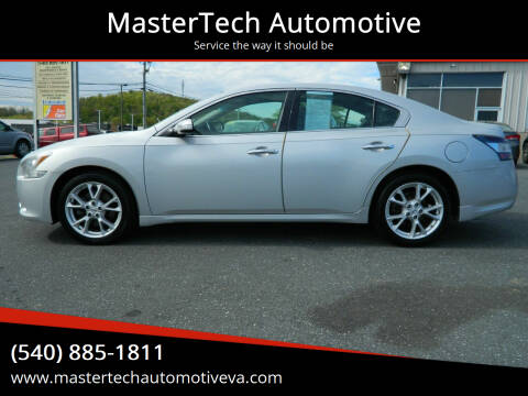 2013 Nissan Maxima for sale at MasterTech Automotive in Staunton VA