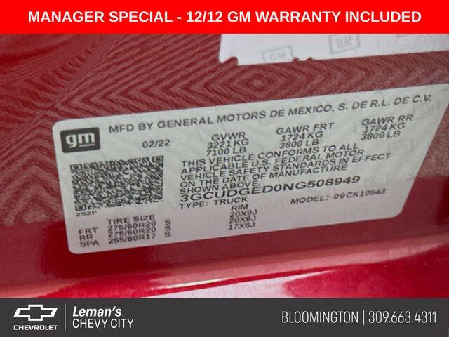 2022 Chevrolet Silverado 1500