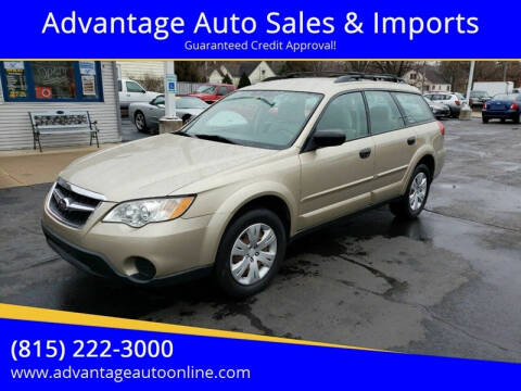 2008 Subaru Outback for sale at Advantage Auto Sales & Imports Inc in Loves Park IL