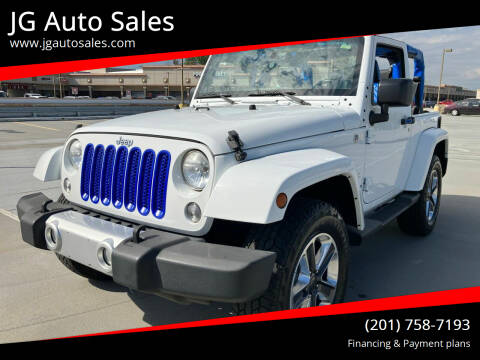 2014 Jeep Wrangler for sale at JG Auto Sales in North Bergen NJ