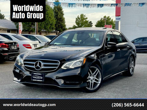 2016 Mercedes-Benz E-Class for sale at Worldwide Auto Group in Auburn WA