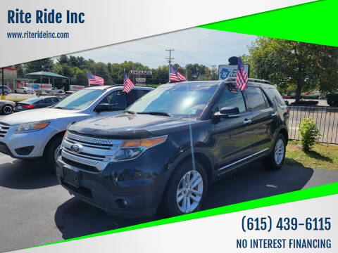 2014 Ford Explorer for sale at Rite Ride Inc in Murfreesboro TN