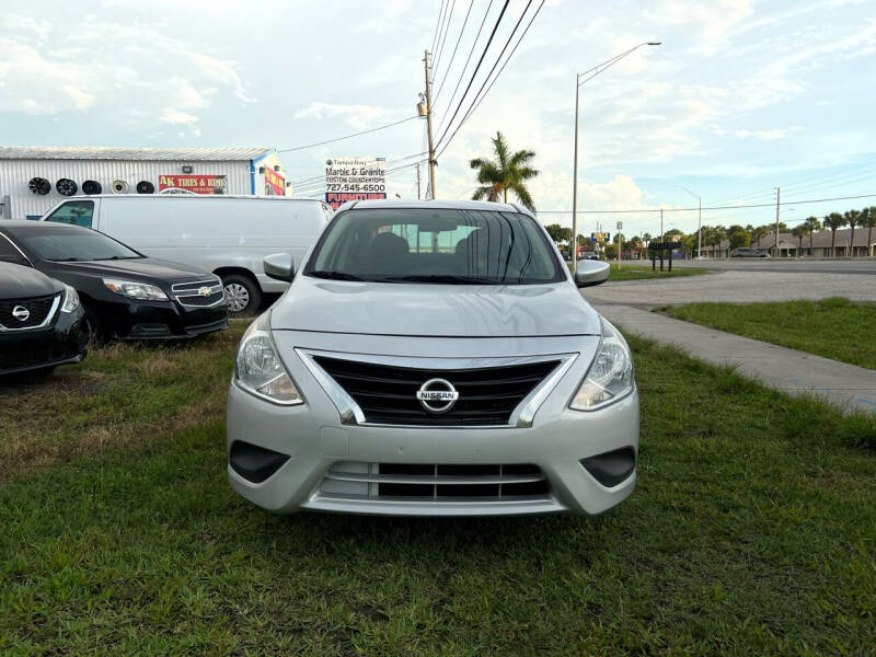 2018 Nissan Versa for sale at ONYX AUTOMOTIVE, LLC in Largo FL