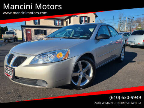 2006 Pontiac G6 for sale at Mancini Motors in Norristown PA