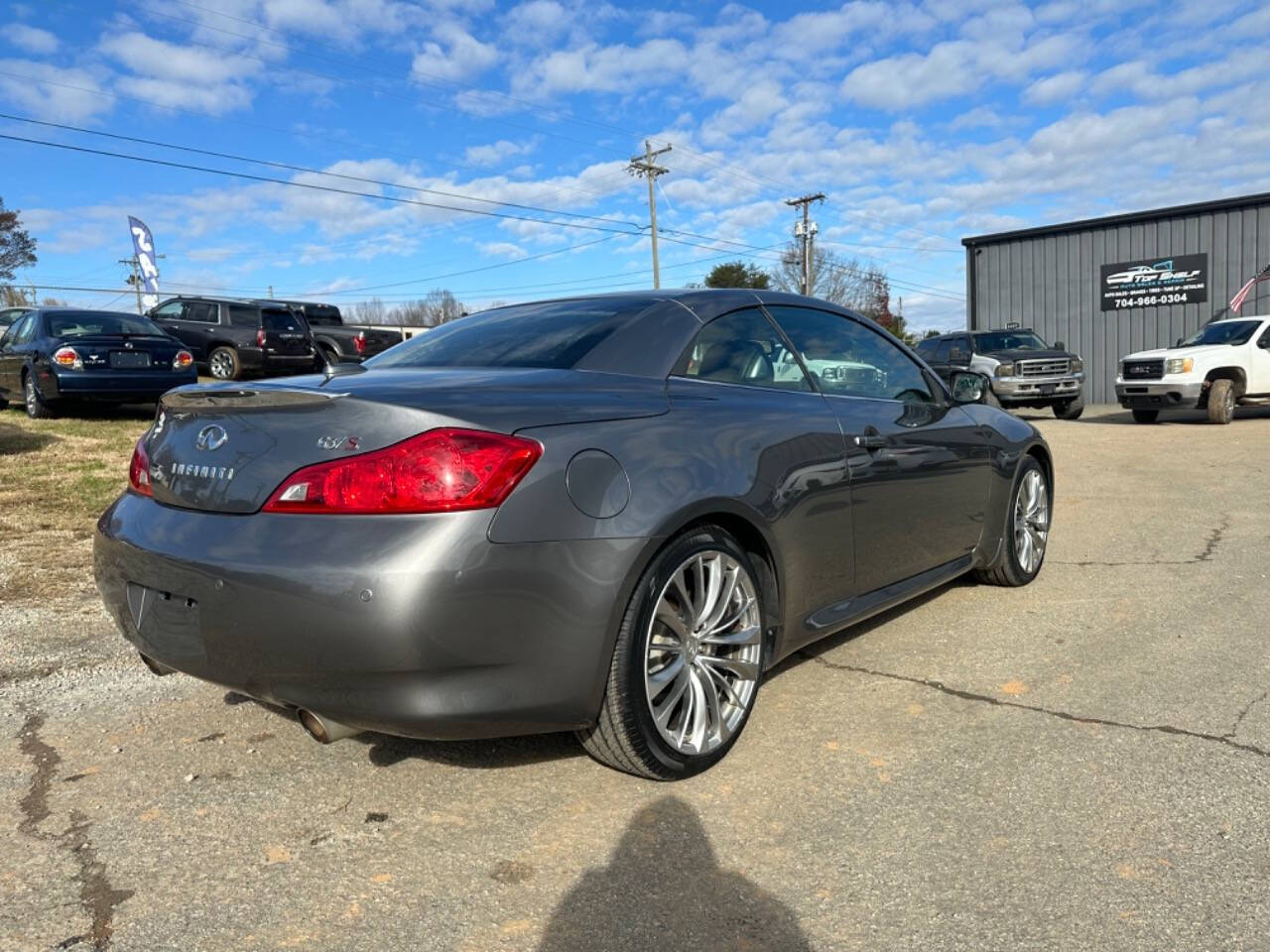 2013 INFINITI G37 Convertible for sale at Top Shelf Auto Sales & Repair in Denver, NC