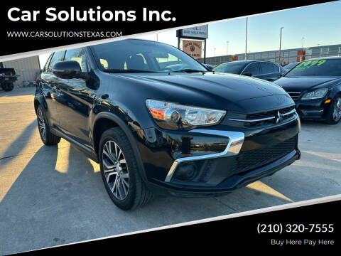 2018 Mitsubishi Outlander Sport for sale at Car Solutions Inc. in San Antonio TX