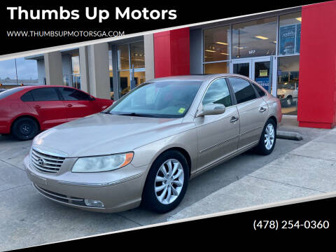 2007 Hyundai Azera for sale at Thumbs Up Motors in Ashburn GA