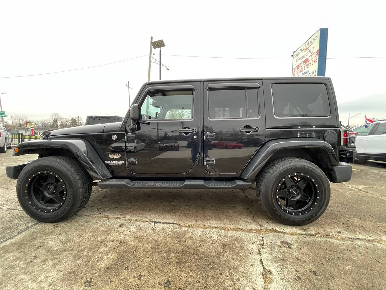 2014 Jeep Wrangler Unlimited for sale at Capital Auto Financing in Redford, MI