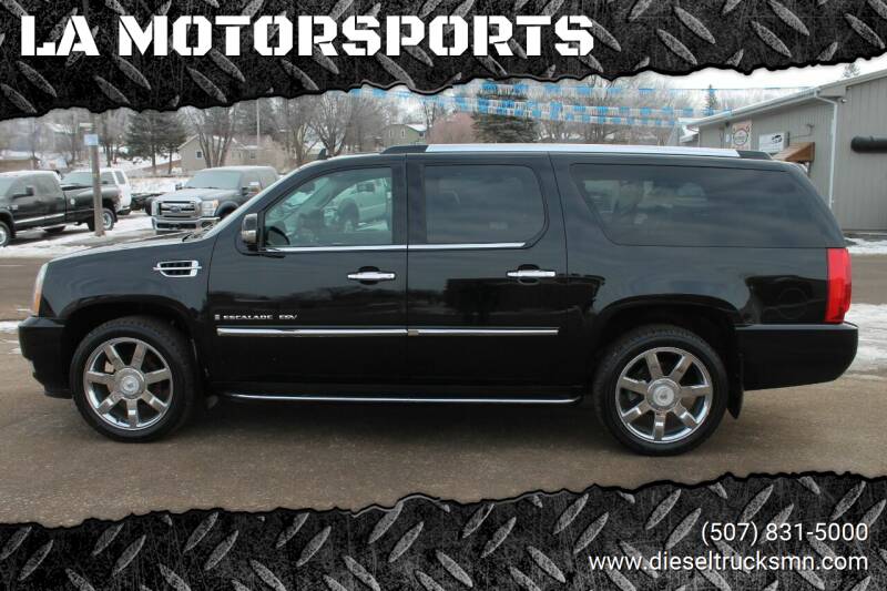 2008 Cadillac Escalade ESV for sale at L.A. MOTORSPORTS in Windom MN