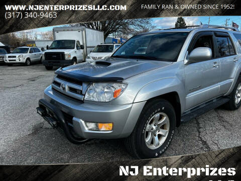 2004 Toyota 4Runner for sale at NJ Enterprizes LLC in Indianapolis IN