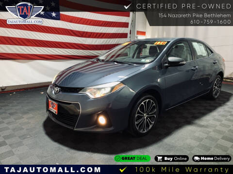 2016 Toyota Corolla for sale at Taj Auto Mall in Bethlehem PA