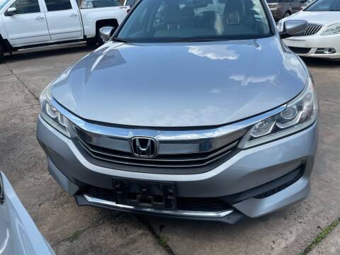 2017 Honda Accord for sale at ANF AUTO FINANCE in Houston TX