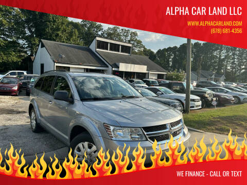 2018 Dodge Journey for sale at Alpha Car Land LLC in Snellville GA