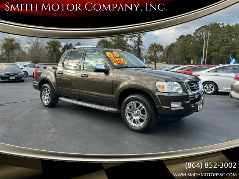 2008 Ford Explorer Sport Trac for sale at Smith Motor Company, Inc. in Mc Cormick SC