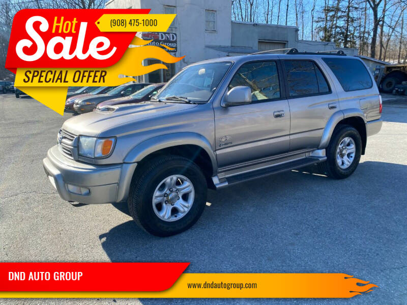 2002 Toyota 4Runner for sale at DND AUTO GROUP in Belvidere NJ