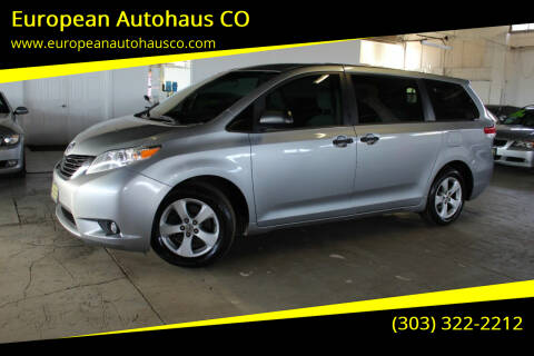 2011 Toyota Sienna for sale at European Autohaus CO in Denver CO