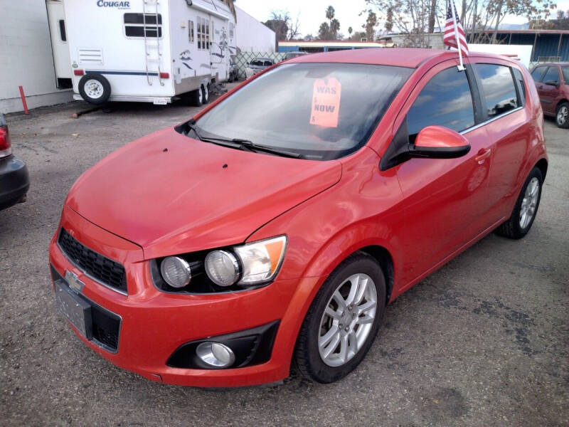 2013 Chevrolet Sonic for sale at Alpha 1 Automotive Group in Hemet CA