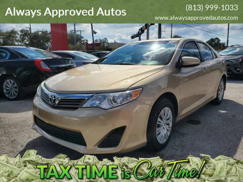 2012 Toyota Camry for sale at Always Approved Autos in Tampa FL