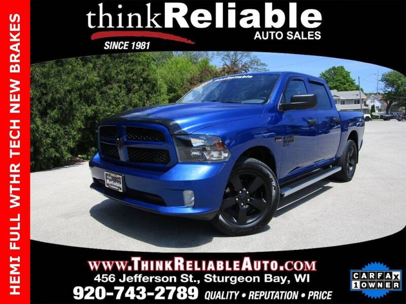 2019 RAM 1500 Classic for sale at RELIABLE AUTOMOBILE SALES, INC in Sturgeon Bay WI