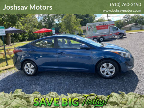 2016 Hyundai Elantra for sale at Joshsav Motors in Walnutport PA