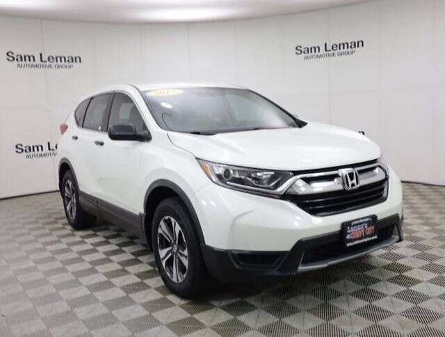 Used 2017 Honda CR-V LX with VIN 5J6RW6H3XHL006593 for sale in Bloomington, IL