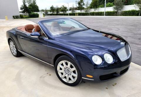 2007 Bentley Continental for sale at Suncoast Sports Cars and Exotics in West Palm Beach FL
