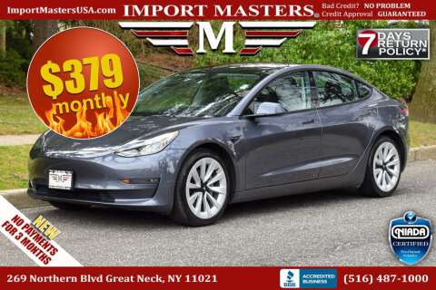 2022 Tesla Model 3 for sale at Import Masters in Great Neck NY
