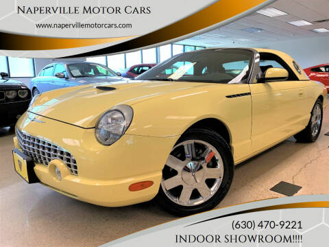 2002 Ford Thunderbird for sale at Naperville Motor Cars in Naperville IL