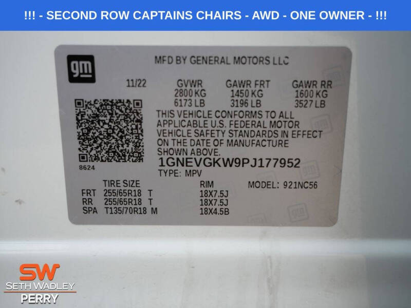 2023 Chevrolet Traverse LT Cloth