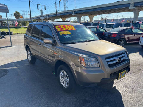 2008 Honda Pilot for sale at Texas 1 Auto Finance in Kemah TX