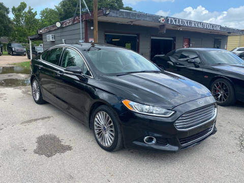 2015 Ford Fusion for sale at Texas Luxury Auto in Houston TX