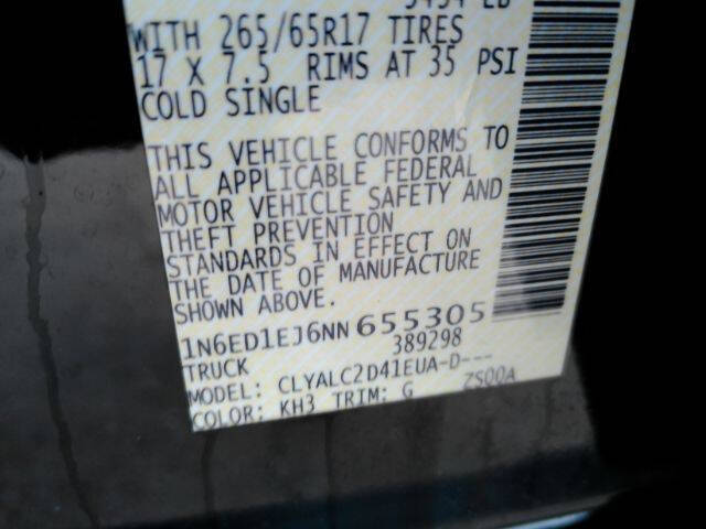 2022 Nissan Frontier