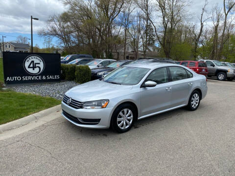 2012 Volkswagen Passat for sale at Station 45 AUTO REPAIR AND AUTO SALES in Allendale MI