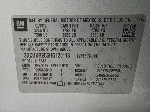 2017 Chevrolet Silverado 1500 LT