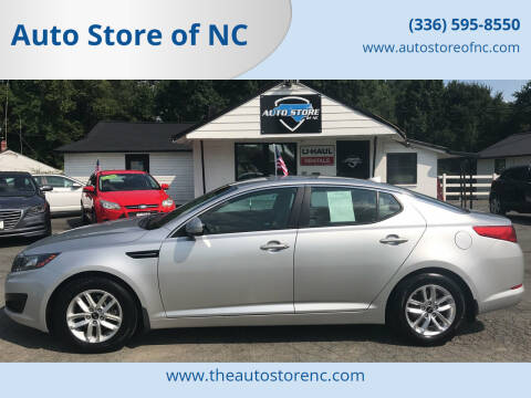 2011 Kia Optima for sale at Auto Store of NC - Walnut Cove in Walnut Cove NC