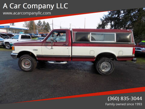 1990 Ford F-250 for sale at A Car Company LLC in Washougal WA