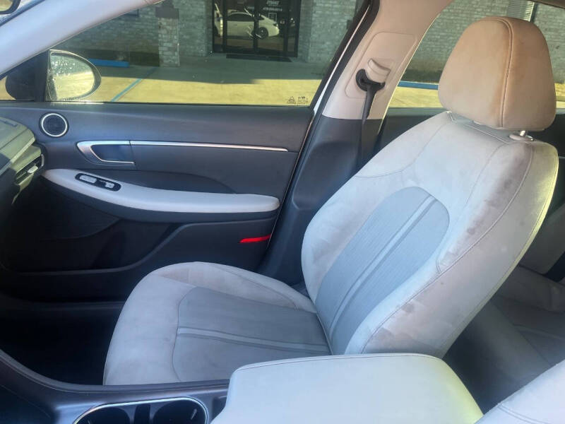 2021 Hyundai Sonata Hybrid Blue